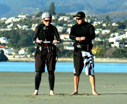 Kitesurfing Lesson with Kite Surf Nelson, New Zealand